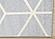 Eclipse Blue Cream Modern Lattice Design Rug by Kalora