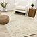 Eclipse Cream Beige Subtle Elegant Classic Rug by Kalora