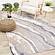 Emory Taupe Grey Beige White Mineral Layered Rug by Kalora