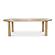 Milo Small Dining Table Oak by Moe's Home Collection