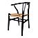 Ventana Dining Chair Black And Natural (Set of 2) by Moe's Home Collection