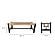 Hawthorn Bench Small Black by Moe's Home Collection