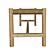 Hawthorn Bench Small Natural by Moe's Home Collection
