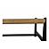 Hawthorn Bench Large Black by Moe's Home Collection
