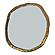Foundry Mirror Large Gold by Moe's Home Collection