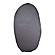 Foundry Black Oval Mirror by Moe's Home Collection