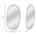 Foundry White Oval Mirror by Moe's Home Collection