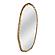 Foundry Gold Oval Mirror by Moe's Home Collection
