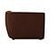 Amelia Corner Chair Chestnut by Moe's Home Collection