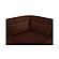 Amelia Corner Chair Chestnut by Moe's Home Collection