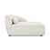 Amelia Right Arm Facing Chaise Warm White by Moe's Home Collection