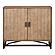 Sierra 2 Door Cabinet Natural by Moe's Home Collection