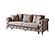 Riva 3 Seat Sofa Sleeper, Cream by Furnia Furniture