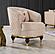 Toronto Living Room Armchair, Cream by Furnia Furniture