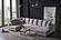 Havana Sectional Sofa, Cream by Furnia Furniture