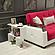 Alfa Bookcase, White by Furnia Furniture