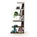 Tars Mini Bookcase, Walnut/Chrome by Furnia Furniture