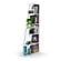 Tars Mini Bookcase, White/Blue by Furnia Furniture
