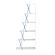 Tars Mini Bookcase, White/Blue by Furnia Furniture