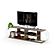 Case TV Unit, Walnut/Chrome by Furnia Furniture