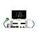 Case TV Unit, White/Blue by Furnia Furniture