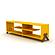 Kipp TV Unit, Walnut/Yellow by Furnia Furniture