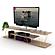 Tars TV Unit, Oak/Yellow by Furnia Furniture