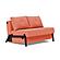 Flip Sofa Bed Medium Light Red (Chicago 77) by Prestige