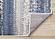 Fresco Blue White Grey Layered Distressed Rug by Kalora