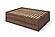 Captains Bed with Double Layer Drawers - Queen Size - Eco-Friendly Solid Beech Wood by Comfort Pure