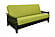 Suede Green Kiwi Futon Cover Full w/Piping (54" x 75") by Prestige