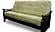 Suede Green Futon Cover Full w/Piping (54