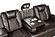 Benz Brown Faux Leather Reclining Sofa, Loveseat & Chair by Galaxy Furniture