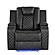 Benz Gray Faux Leather Reclining Sofa, Loveseat & Chair by Galaxy Furniture