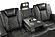 Benz Gray Faux Leather Reclining Sofa, Loveseat & Chair by Galaxy Furniture
