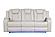Benz Ice Faux Leather Reclining Sofa, Loveseat & Chair by Galaxy Furniture