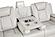 Benz Ice Faux Leather Reclining Sofa, Loveseat & Chair by Galaxy Furniture