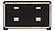 Blake Black/Gold Bedroom Set by Global Furniture