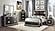 Blake Black/Gold Bedroom Set by Global Furniture