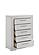Blanca White Wood Bedroom Set by Galaxy Furniture
