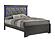 Blaze Gray Wood Upholstered Bedroom Set by Galaxy Furniture