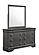 Blaze Gray Wood Upholstered Bedroom Set by Galaxy Furniture