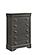 Blaze Gray Wood Upholstered Bedroom Set by Galaxy Furniture