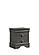 Blaze Gray Wood Upholstered Bedroom Set by Galaxy Furniture