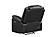 Challenger Black Faux Leather Reclining Chair by Galaxy Furniture
