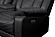 Challenger Black Faux Leather Reclining Sofa by Galaxy Furniture