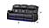 Challenger Black Faux Leather Reclining Sofa by Galaxy Furniture