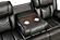 Challenger Gray Faux Leather Reclining Loveseat by Galaxy Furniture
