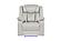 Challenger Ice Faux Leather Reclining Sofa, Loveseat & Chair by Galaxy Furniture