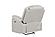Challenger Ice Faux Leather Reclining Chair by Galaxy Furniture